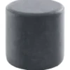 Poef Roby 45 cm microleder donkerblauw rond
