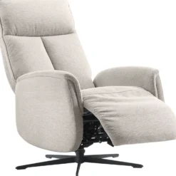Relaxfauteuil Assele Lichtgrijs