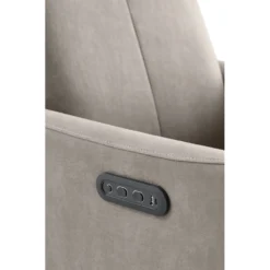 Relaxfauteuil Lanciare Elektrisch lichtgrijs