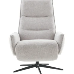 Relaxfauteuil Livo Handmatig verstelbaar lichtgrijs