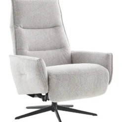 Relaxfauteuil Livo Handmatig verstelbaar lichtgrijs