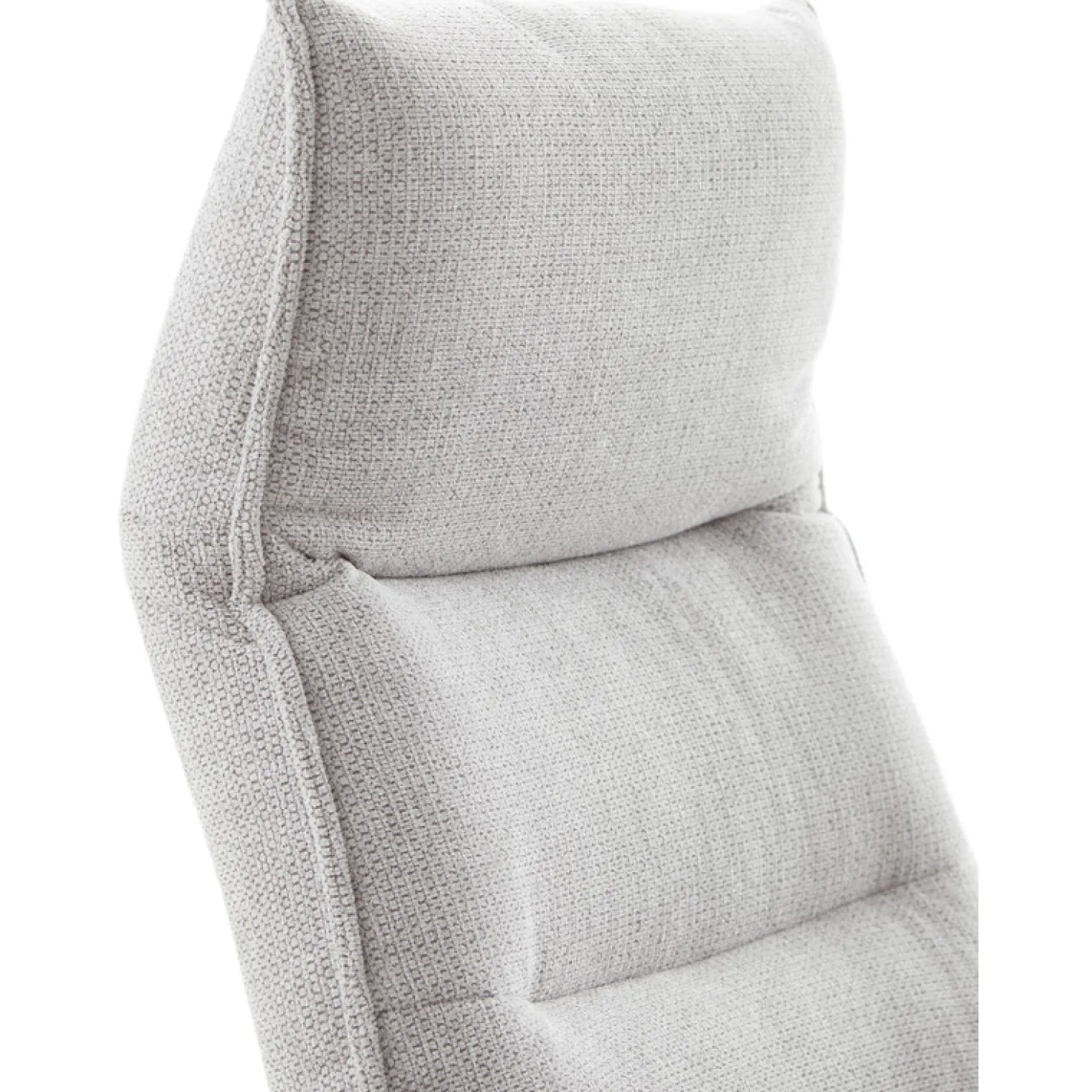 Relaxfauteuil Livo Handmatig verstelbaar lichtgrijs