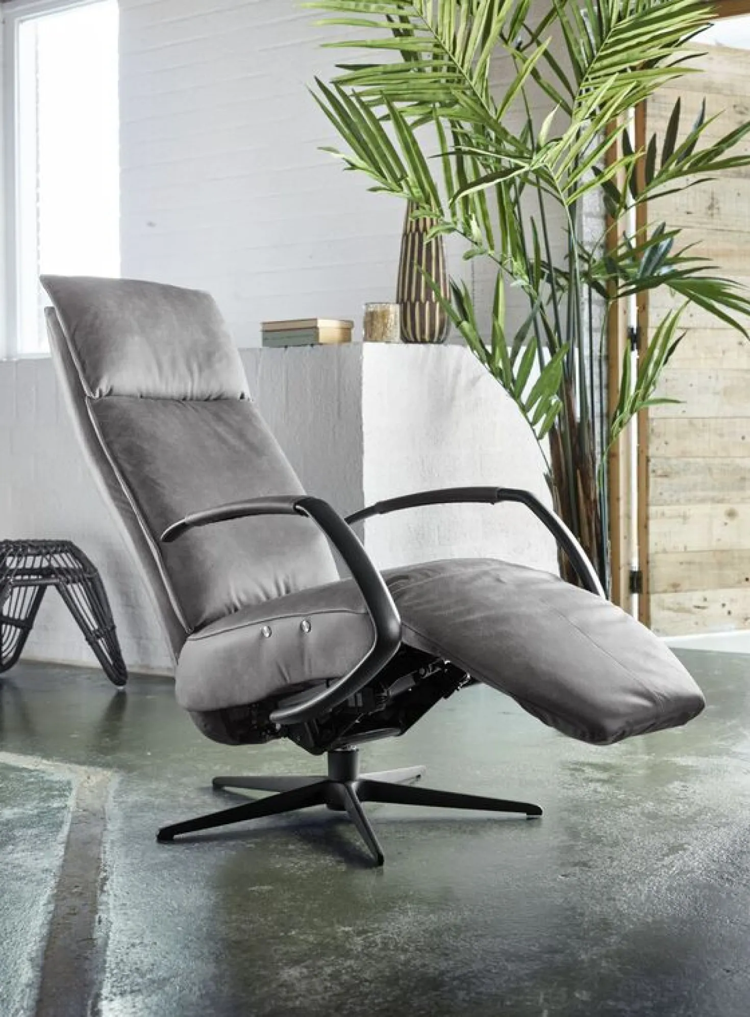 Relaxfauteuil MOIO Verstelbare rug en voetensteun