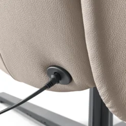 Relaxfauteuil Seduto Elektrisch leder beige
