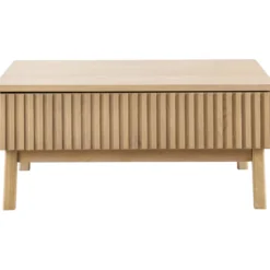 Salontafel Arrosto Eikenhout 90x90 cm vierkant light roast