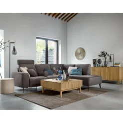 Salontafel Arrosto Eikenhout 90x90 cm vierkant light roast
