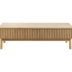 Salontafel Arrosto Eikenhout 70x135 cm rechthoekig light roast