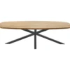 Salontafel Aska Teakhout 70x140 cm Deens ovaal naturel brushed