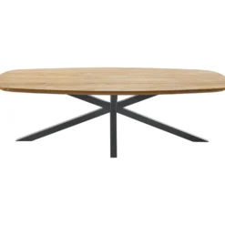 Salontafel Aska Teakhout 70x140 cm Deens ovaal naturel brushed