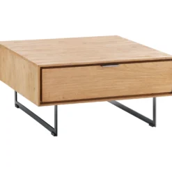 Salontafel Aska 80x80 cm vierkant naturel brushed