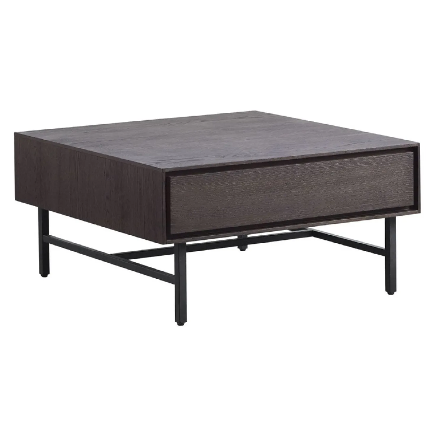 Salontafel Belvio 85x85 dark oak fineer