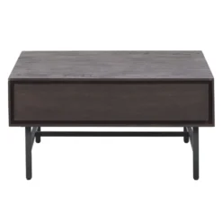 Salontafel Belvio 85x85 dark oak fineer