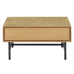 Salontafel Belvio 85x85 vierkant light oak