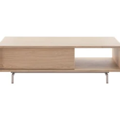 Salontafel Famosa 67x131 cm rechthoekig bruin