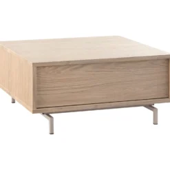 Salontafel Famosa 83x83 cm vierkant bruin