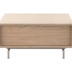 Salontafel Famosa 83x83 cm vierkant bruin