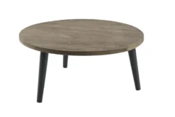 Salontafel Fidanza Rond 80 mango grijs