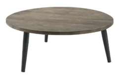 Salontafel Fidanza Rond 100 mango grijs