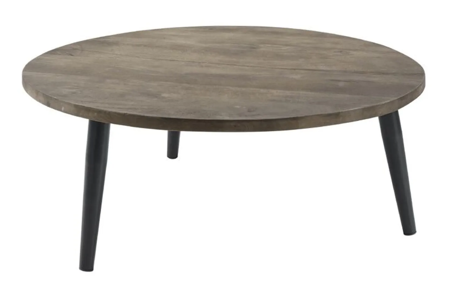 Salontafel Fidanza Rond 100 mango grijs