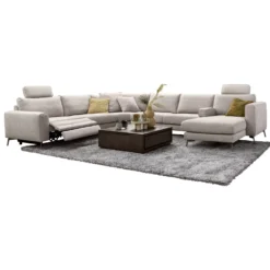 Salontafel Lavio Eikenhout 86x86 cm vierkant grafiet