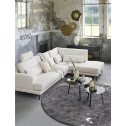 Salontafel Lineto 47x61 cm organisch zwart keramiek