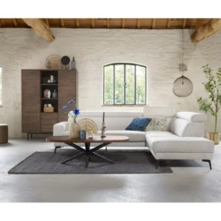 Salontafel Mascaro 135x67 cm Deens ovaal dark mango
