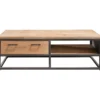 Salontafel Mesola 65x130 cm rond mango natural