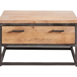Salontafel Mesola 75x75 cm vierkant mango natural