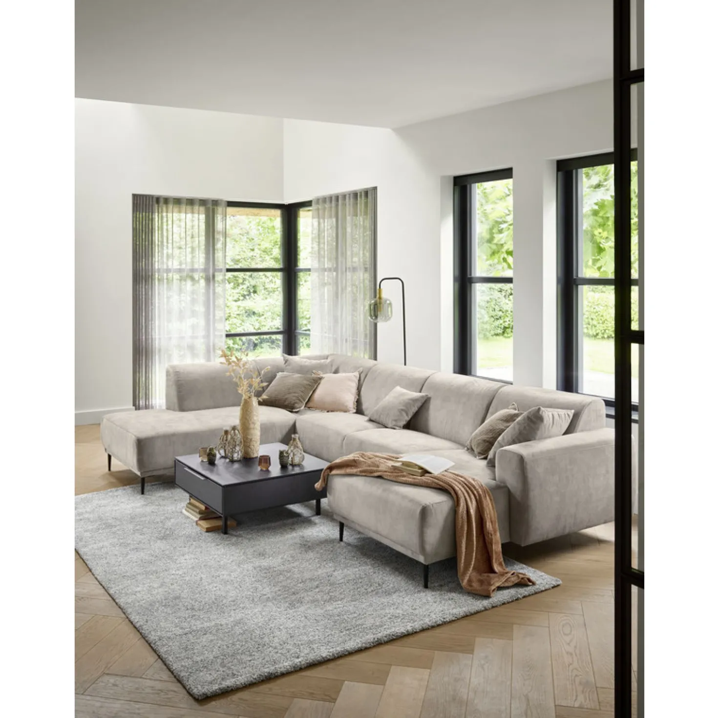 Salontafel Nero (80 cm) noir decor