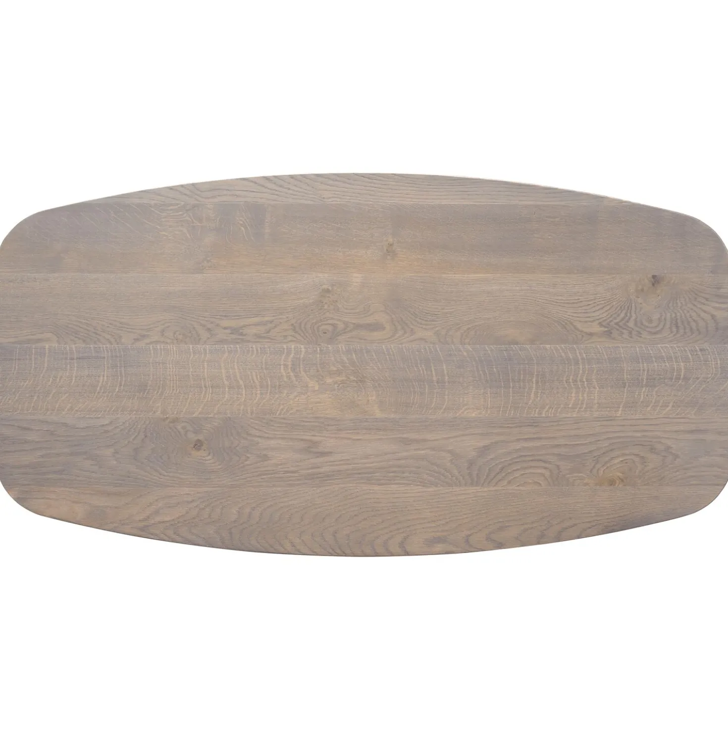 Salontafel Tavolo Eikenhout 70x140 cm Deens ovaal grijs