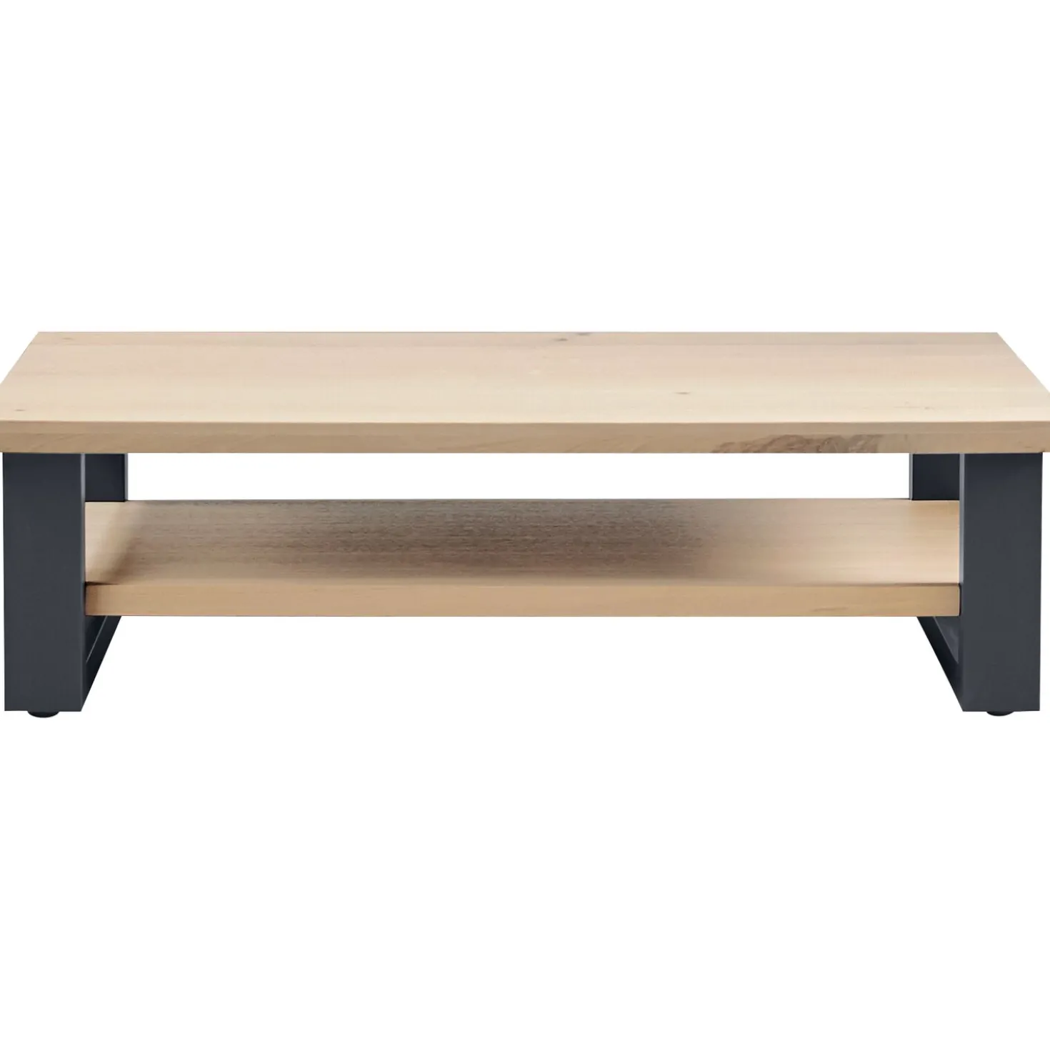 Salontafel VERATO Eikenhout 140x70 cm rechthoekig naturel grey
