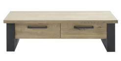 Salontafel Verato Eikenhout 70x140 cm rechthoekig natural grey