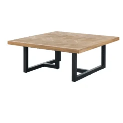 Salontafel Vinito (B95xL95) eiken fineer naturel