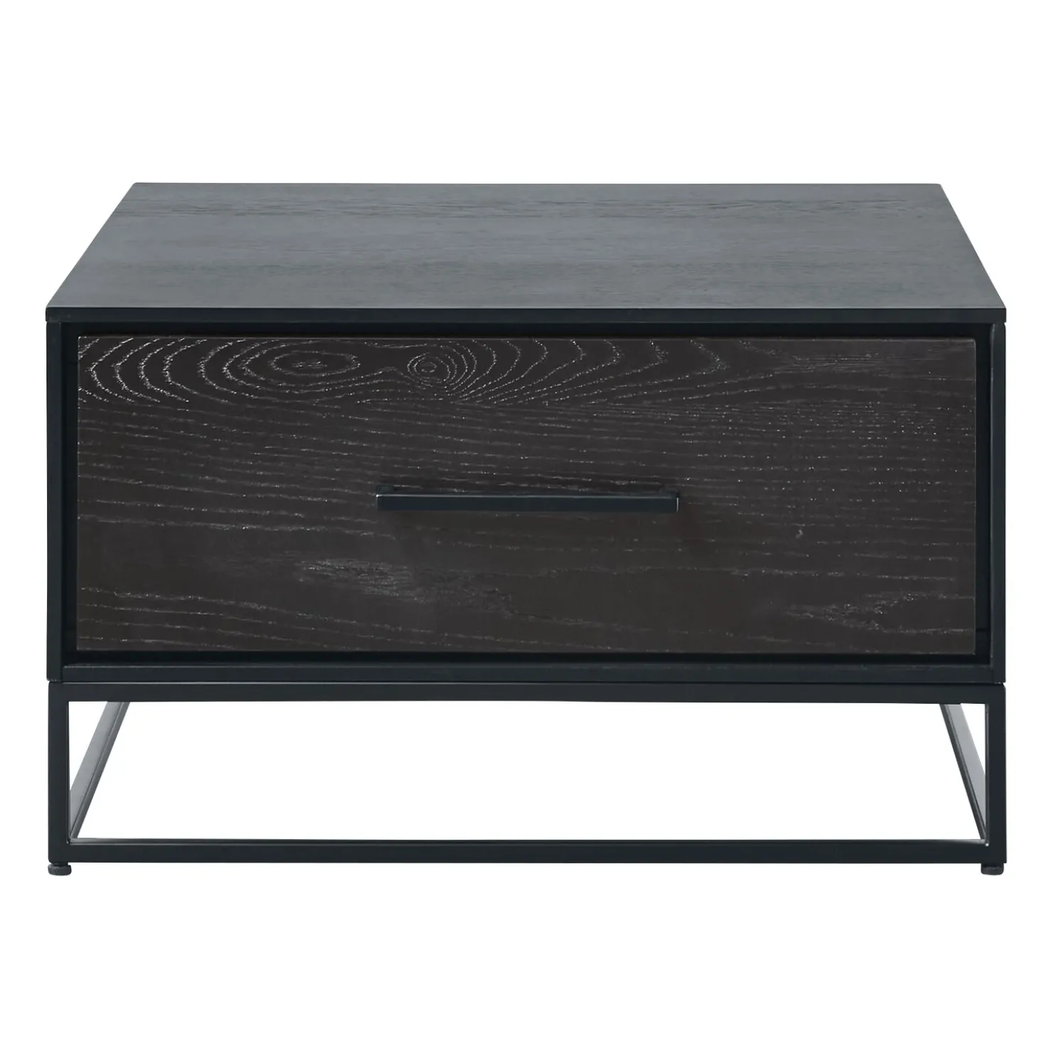 Salontafel Vinito (65 CM) eiken fineer zwart