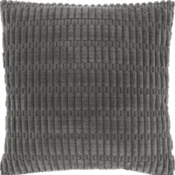 Sierkussen Antrona 45x45cm donkergrijs