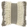 Sierkussen Antrona 45x45cm taupe kwasten