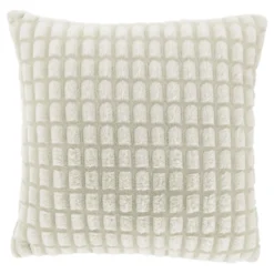 Sierkussen Banchette 45x45 cm wit