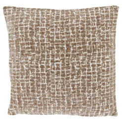 Sierkussen Baschi 45x45cm grijs gestreept