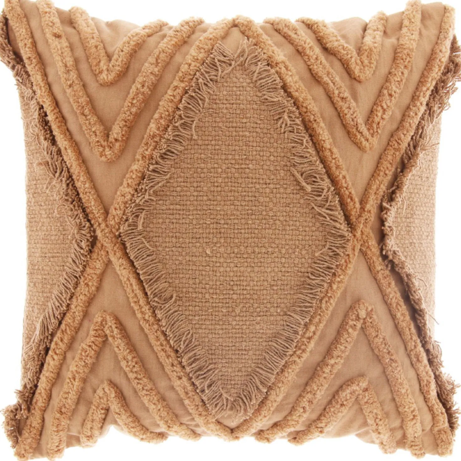 Sierkussen Civo 45x45cm camel
