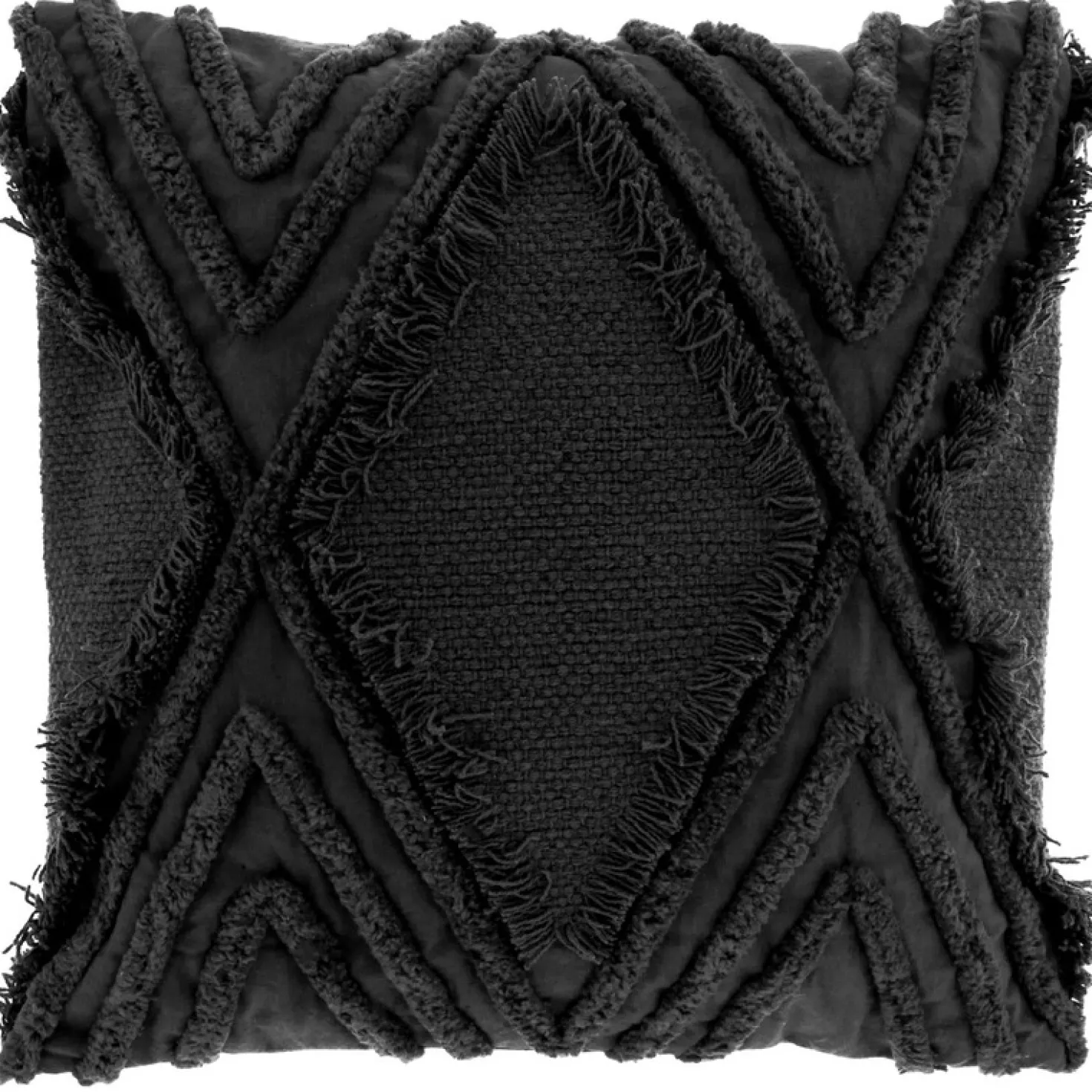 Sierkussen Civo 45x45cm zwart