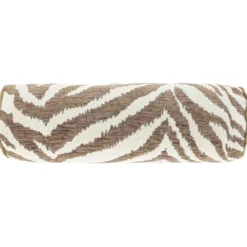 Sierkussen Foglia 15x45cm rol taupe