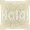 Sierkussen Isarco 45x45cm hola wit