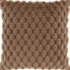 Sierkussen Ludiano 45x45cm bruin