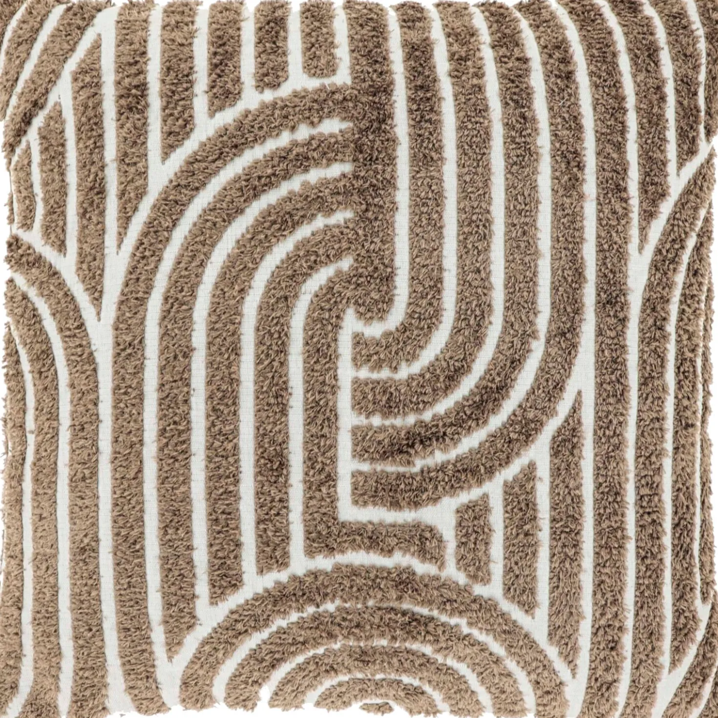 Sierkussen Sacco 45x45cm taupe