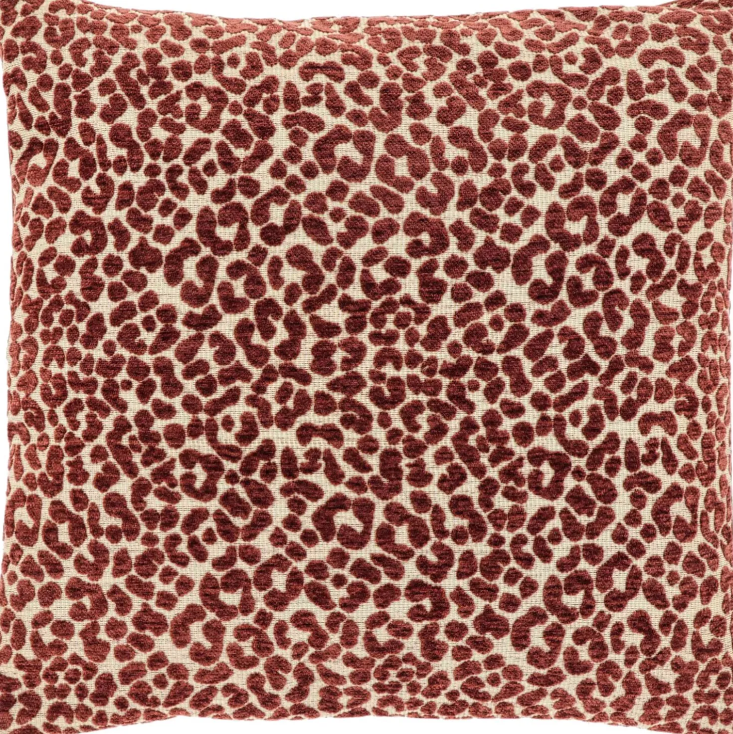 Sierkussen Savuto 45x45cm bordeauxrood