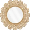 Spiegel Novellara Rond 60 cm bruin large