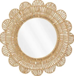 Spiegel Novellara Rond 60 cm bruin large