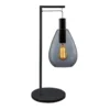 Tafellamp Felinio Smoke glas 1-lichts hangend