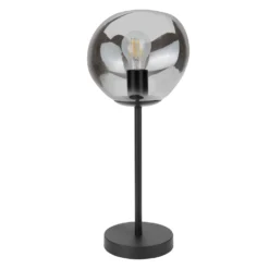 Tafellamp Macato Zwart smoke glas 1-lichts