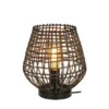 Tafellamp Scarperio Rond 29 cm rotan bruin